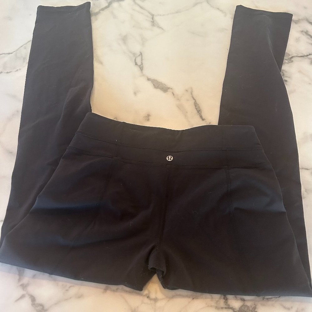 EUC Black Lululemon Leggings Sz 8